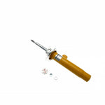 Yellow Koni Sport Series externally rebound adjustable right front strut for 2006-2012 BMW 3 Series AWD models.