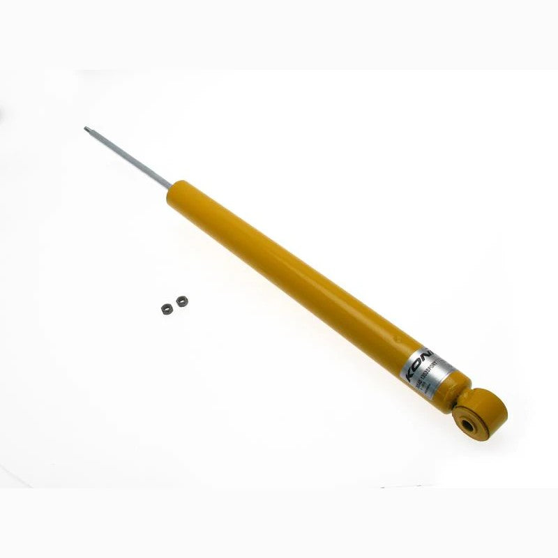 Koni Sport Yellow 8040 Series rear shock absorber with yellow finish and adjustable internal damping.