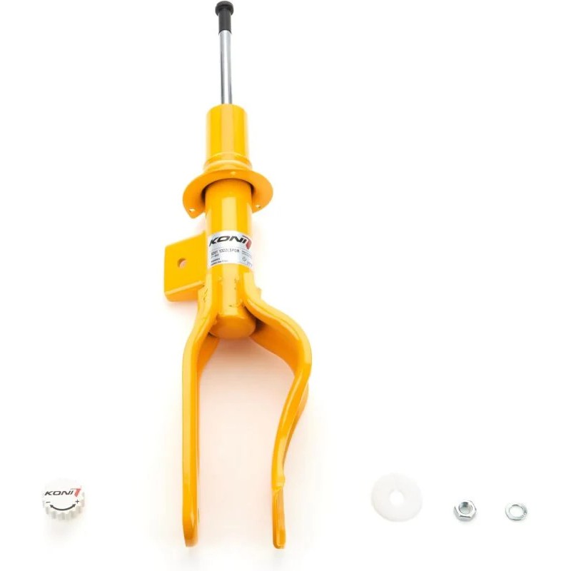Koni Sport Yellow series adjustable front left driver side shock absorber for Tesla Model 3 and Model Y