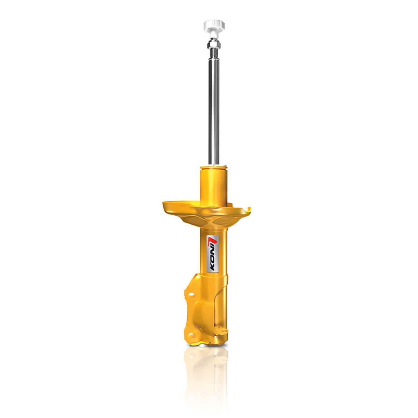 Koni Sport Yellow series adjustable front right shock absorber for 2015-2021 Subaru WRX and WRX STI.