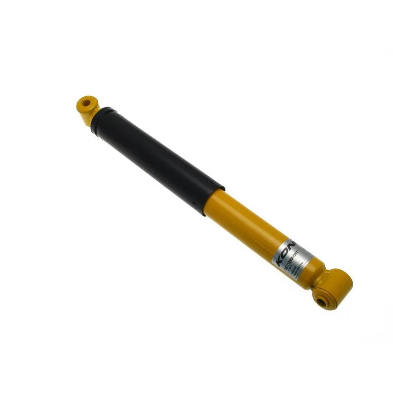 Yellow Koni Sport 26 Series externally adjustable rear mono-tube shock absorber for 1978-1993 Volvo 240/260.