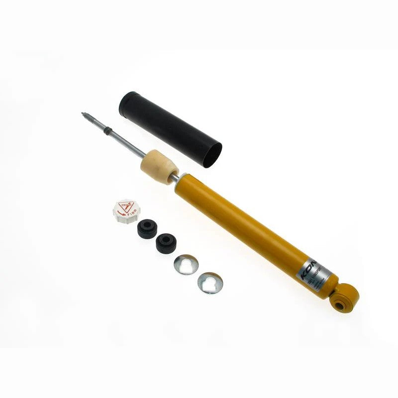 Koni Sport Yellow 8041 Series externally rebound adjustable rear shock absorber for 1994-2004 Ford Mustang.