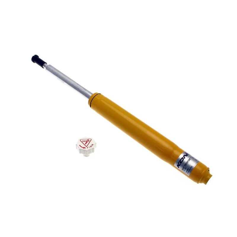 Yellow Koni Sport series front externally rebound adjustable gas-charged strut insert for 1999-2003 Saab 9-3
