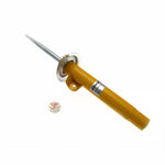 Yellow Koni Sport 8741 series externally adjustable right front strut for 2001-2006 BMW M3 E46.