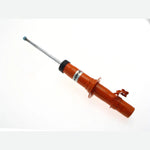 Orange Koni STR.T 8050 Series front left gas-charged shock absorber for 1992-2001 Acura Integra and Honda Civic.