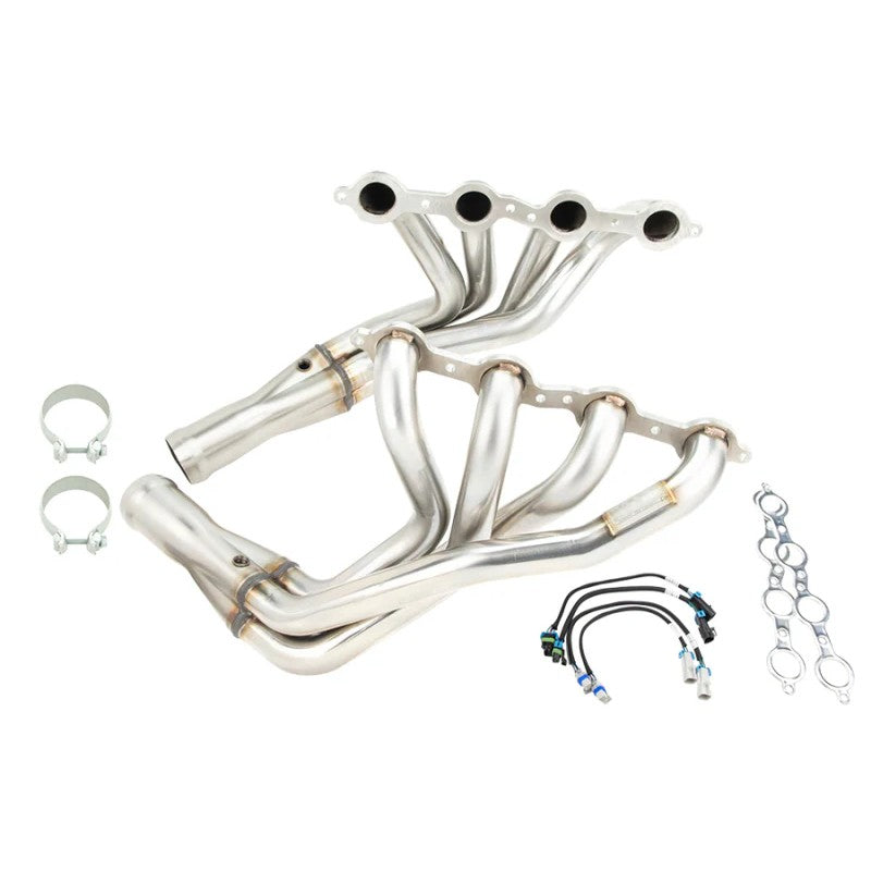 Kooks T304 stainless steel 1-3/4 inch long tube headers and 3 inch catted X-pipe for 2005-2008 Corvette Base