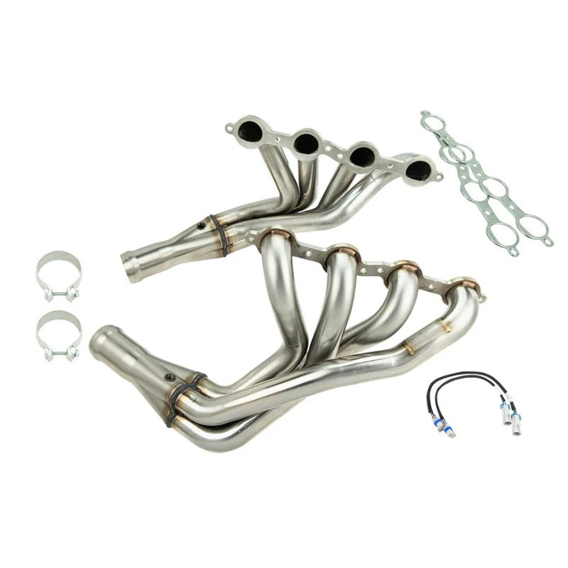 Kooks T304 stainless steel 1-7/8 inch long tube headers and 3 inch catted X-pipe for C6 Corvette Z06