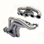 Kooks T304 stainless steel long tube headers with 2-inch primaries and GREEN catted connection pipes for 5.2L Mustang