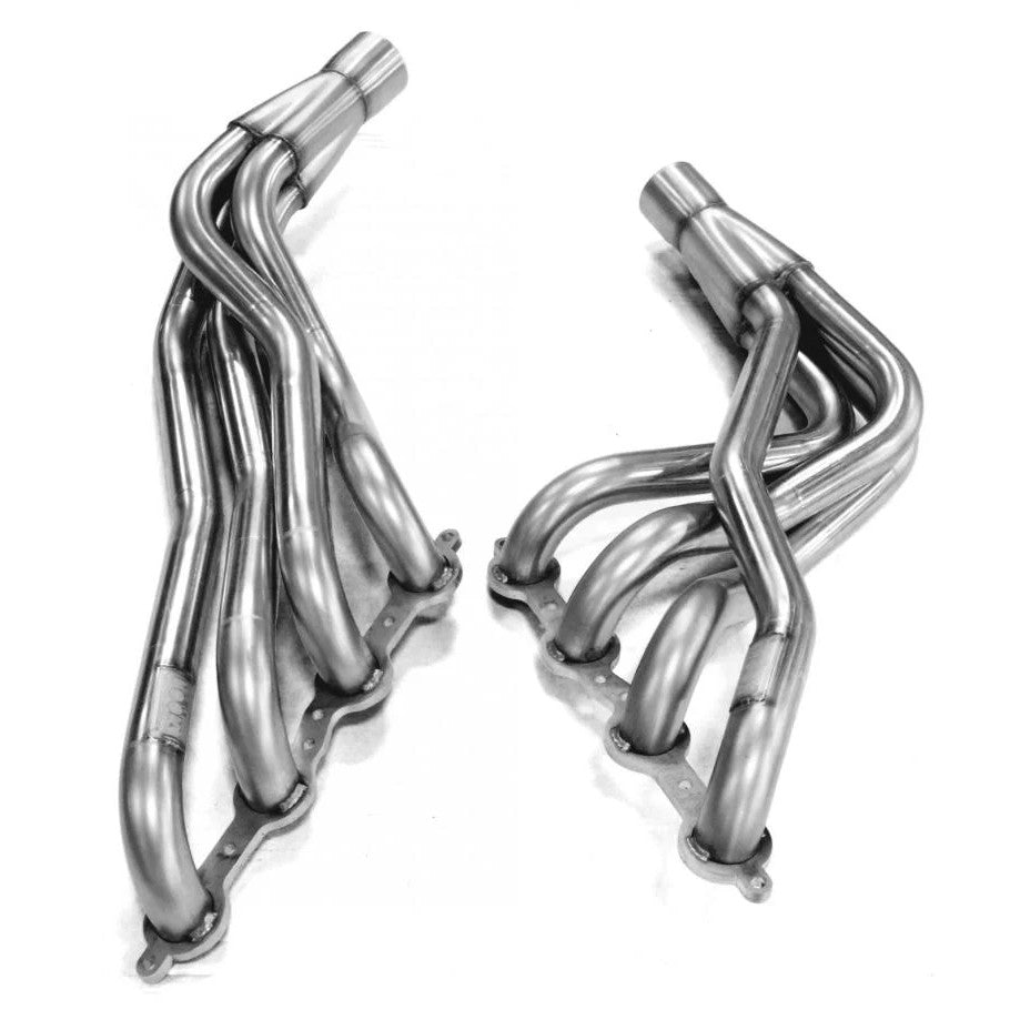 Kooks stainless steel 1-7/8 inch long tube headers and Green Cat Y-pipe kit for 1998-2002 F-Body Chevrolet and Pontiac.