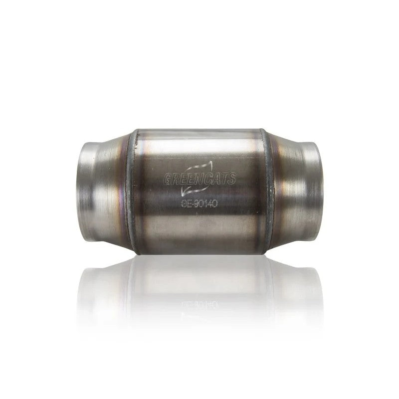 Kooks GREEN Series universal 2.5-inch high-flow catalytic converter with 7.5-inch overall length