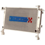 Koyo VH13026 replacement radiator for 2004-2008 Subaru Forester XT with manual transmission.
