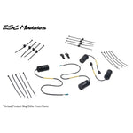 KW electronic suspension cancellation module with connectors for Porsche 718 Cayman GT4 and GTS 4.0 models.