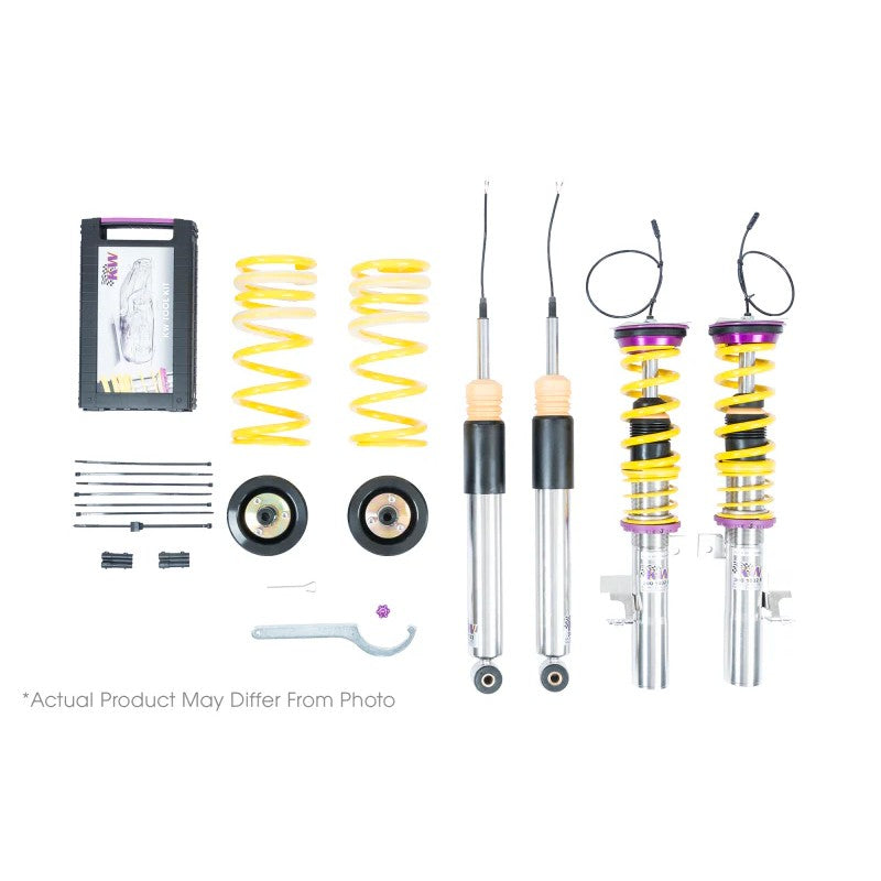 KW DDC Plug & Play stainless steel coilover kit with electronic connectors for 2022-2026 Audi RS3