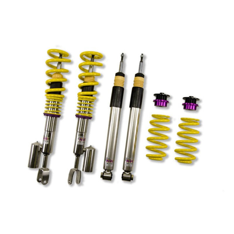 KW V3 Inox-Line stainless steel coilover suspension kit for 2007-2008 Audi RS4