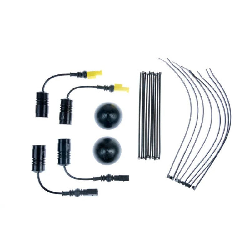 KW Electronic Damping Cancellation Kit modules and plug-and-play wiring connectors for Audi A3, S3, RS3, and TT.