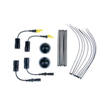 KW Electronic Damping Cancellation Kit modules and plug-and-play wiring connectors for Audi A3, S3, RS3, and TT.