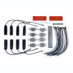 KW Electronic Damping Cancellation Kit modules and harness connectors for BMW F10 5 Series and 7 Series.