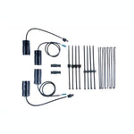 KW electronic damping cancellation modules with factory-style connectors for BMW M5 and M6.