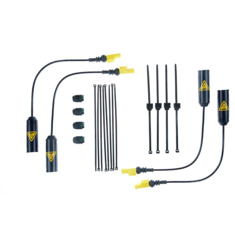 KW Electronic Damping Cancellation Kit modules and wiring harnesses for BMW EDC delete