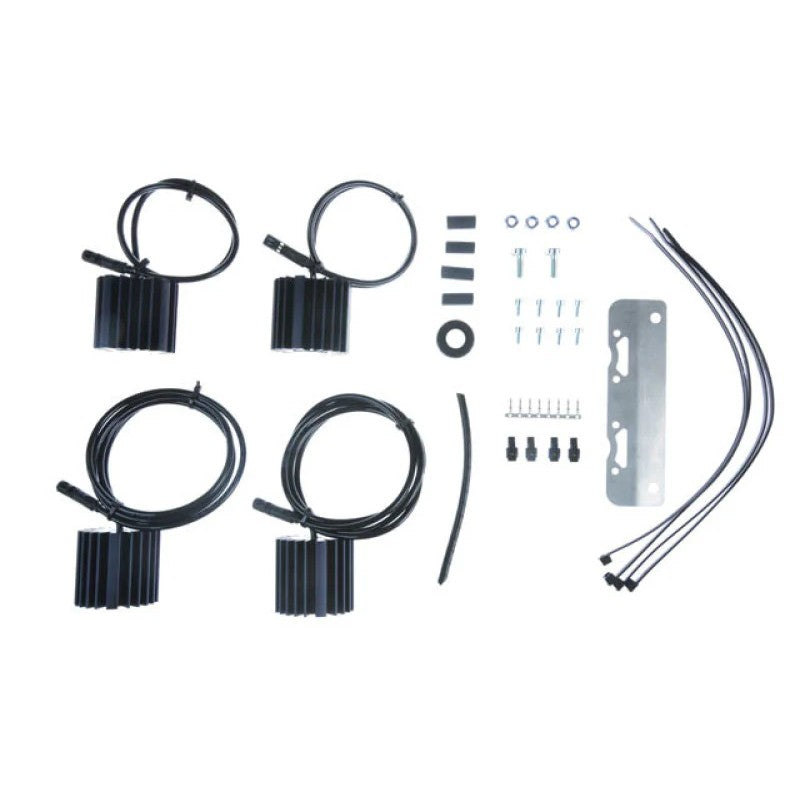 KW Electronic Damping Cancellation Kit modules for Porsche 911 997 chassis suspension systems.