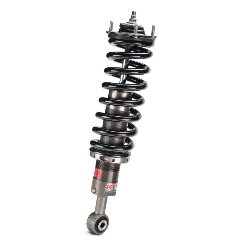 KYB 2000 Series adjustable front coilover assembly with 0-2.2in lift for 2022-2024 Toyota Tundra.