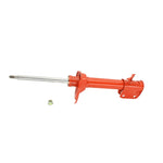 KYB AGX Series Rear Left silver-finished manually adjustable strut for 2002-2003 Subaru Impreza.