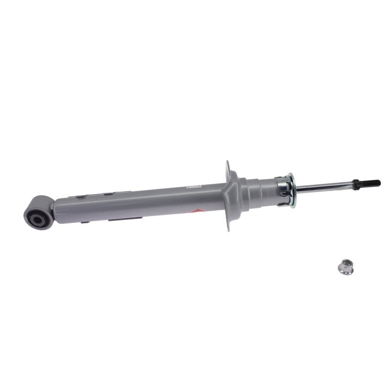 KYB Gas-A-Just silver monotube replacement strut for front left suspension on Lexus IS models.