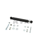 KYB SS10317 steering stabilizer cylinder with mounting hardware for 4WD trucks and SUVs.