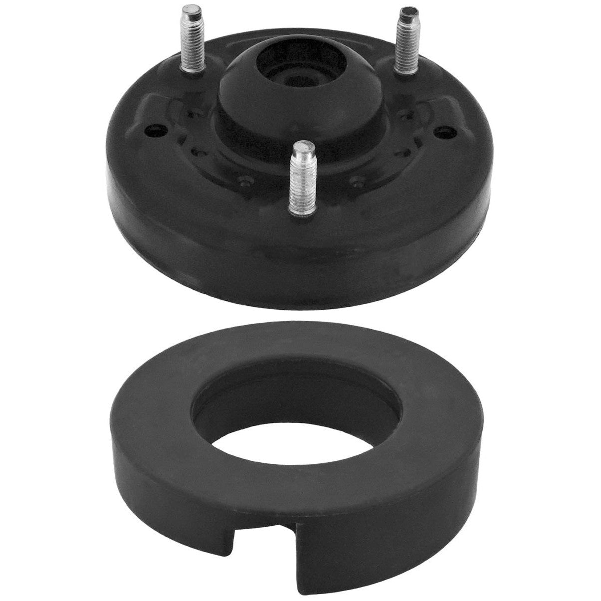 KYB SM5727 front strut mount featuring integrated mounting studs and bearing plate assembly.