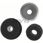 KYB SM5382 rear strut mount featuring heavy duty rubber insulator and integrated mounting studs