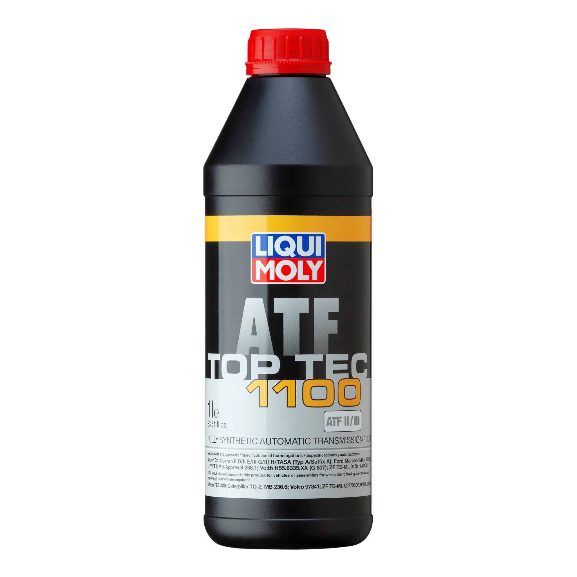 1 liter bottle of Liqui Moly Top Tec ATF 1100 automatic transmission fluid