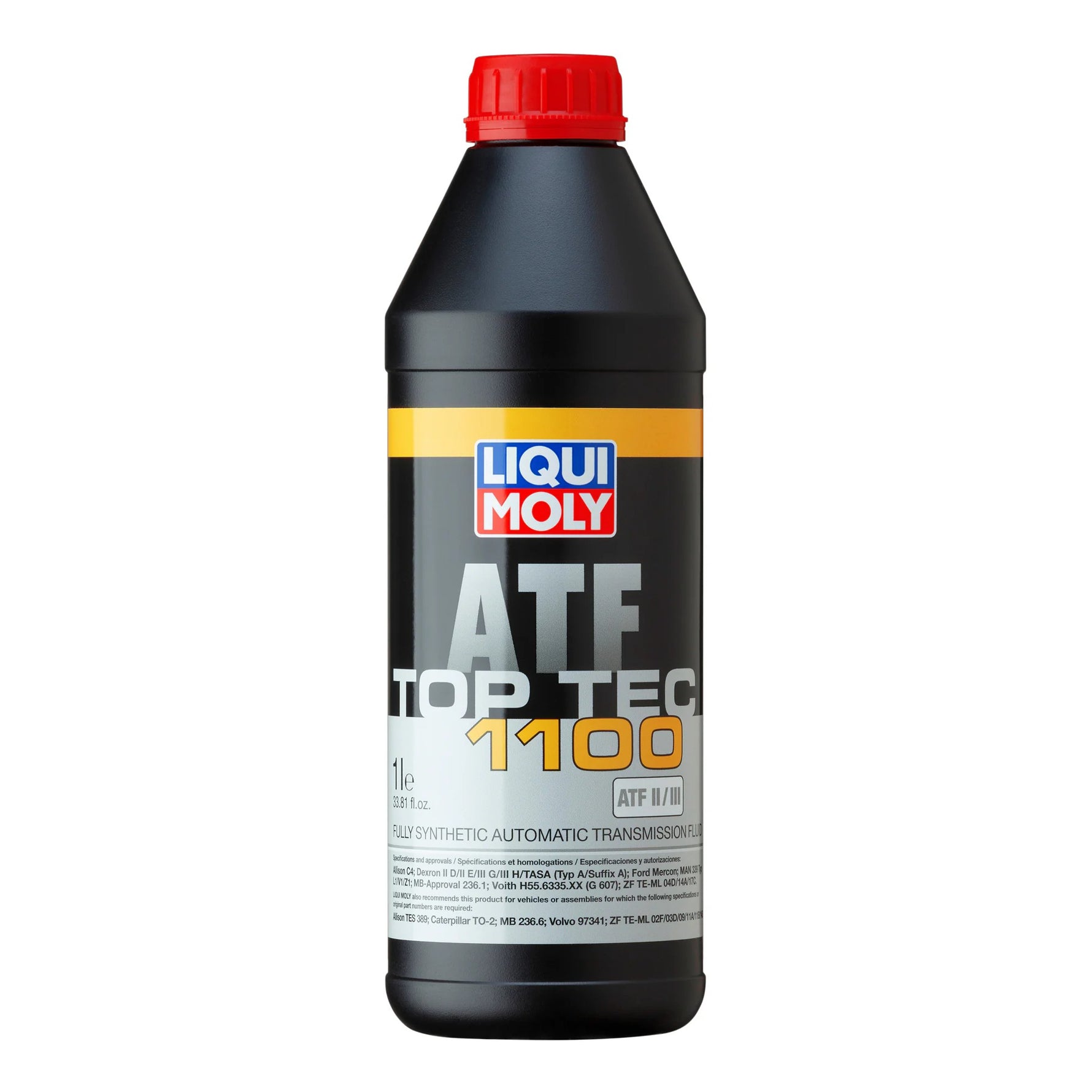 1 liter bottle of Liqui Moly Top Tec ATF 1100 automatic transmission fluid