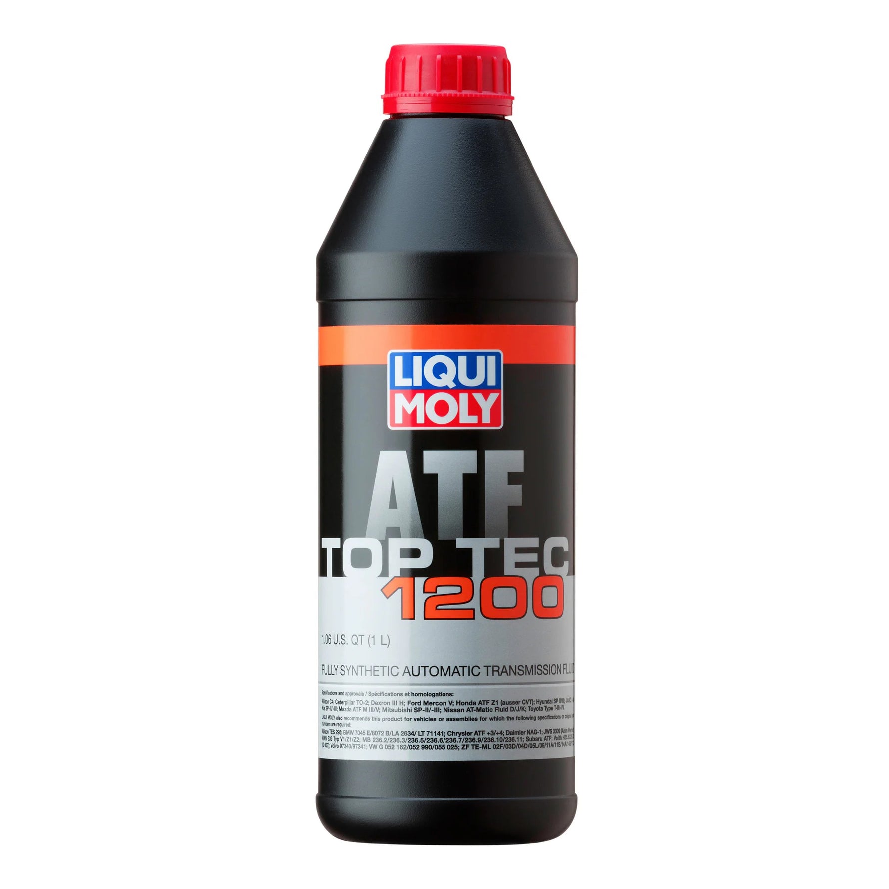 1 Liter bottle of LIQUI MOLY Top Tec ATF 1200 automatic transmission fluid