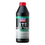 One liter bottle of LIQUI MOLY Top Tec ATF 1800 fully synthetic automatic transmission fluid.