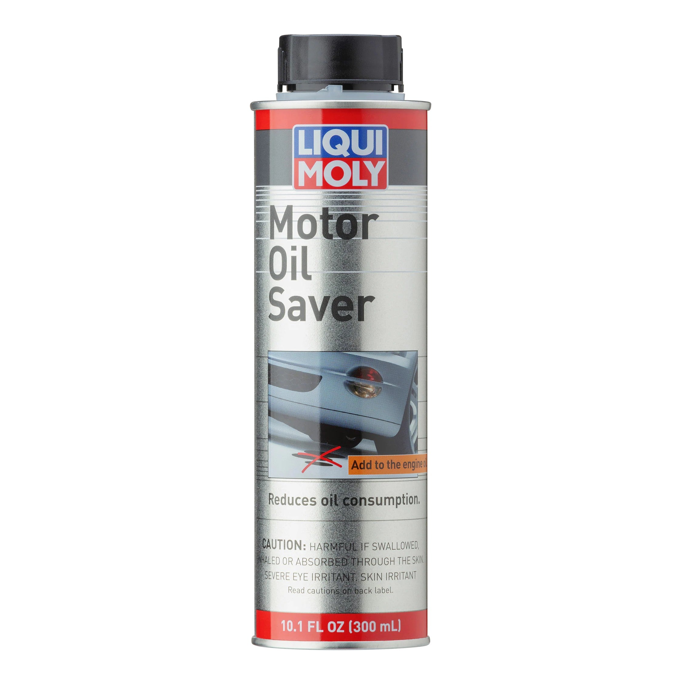 300mL metal canister of Liqui Moly Motor Oil Saver engine oil additive.