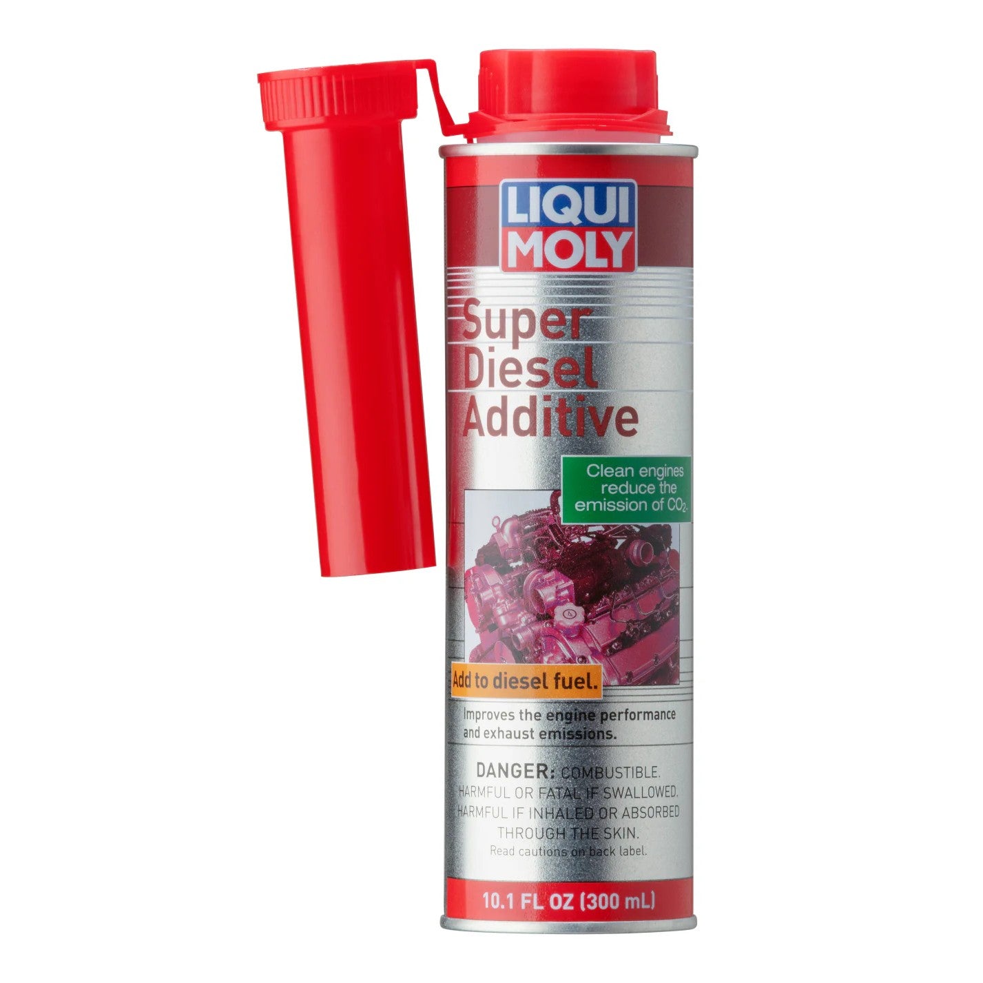 300mL metal can of LIQUI MOLY Super Diesel Additive fuel system cleaner and cetane booster