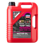 5-liter jug of LIQUI MOLY Top Tec Truck 4450 SAE 15W40 heavy duty motor oil.