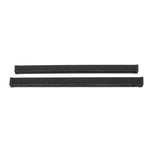 Black powder-coated Lund Summit Ridge 2.0 running boards for 2019-2026 Chevrolet Silverado and GMC Sierra 1500 trucks