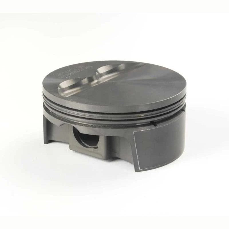 Set of eight Mahle MS forged pistons for GM LS engines with 4.130-inch bore and 0.927-inch wrist pins.