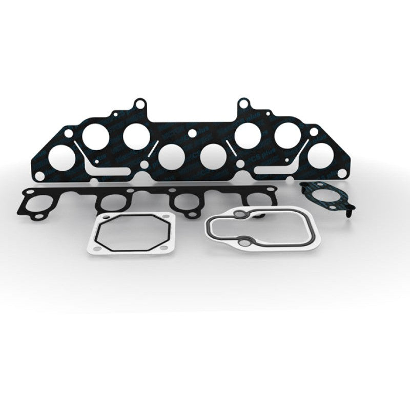 MAHLE Original MS19825 intake manifold gasket set containing multiple precision-molded blue and black engine seals.