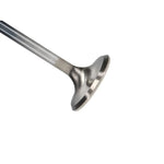 Set of 8 Manley Pro Flo Severe Duty 1.590 inch exhaust valves with swirl polished heads and chrome stems.