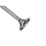 Set of eight Manley Race Master stainless steel exhaust valves for Ford Coyote 5.0L engines.