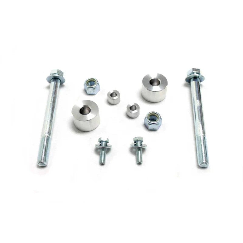 MaxTrac 836800 billet aluminum front differential drop and skid plate spacer kit with mounting hardware
