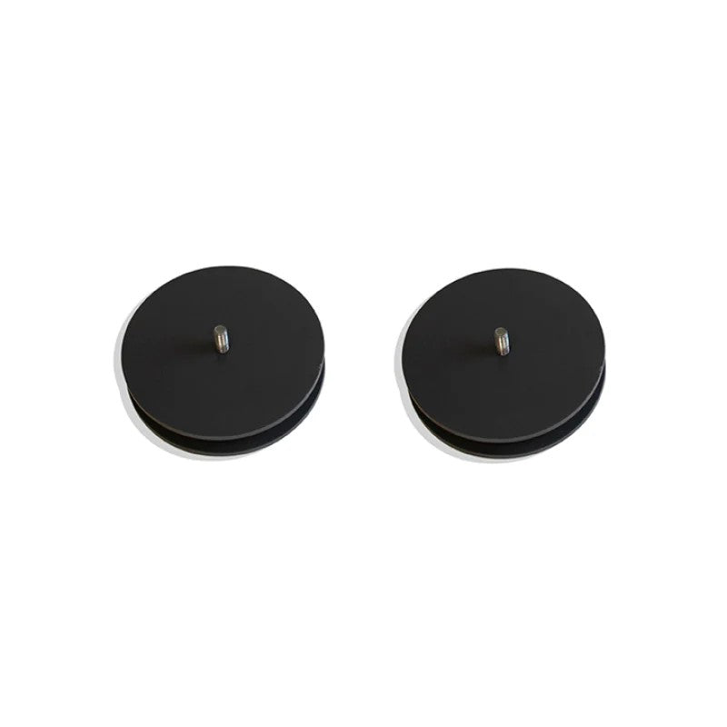 Pair of MaxTrac 1-inch forged aluminum rear coil spacers in grey finish for 2010-2024 Toyota 4Runner suspension leveling.