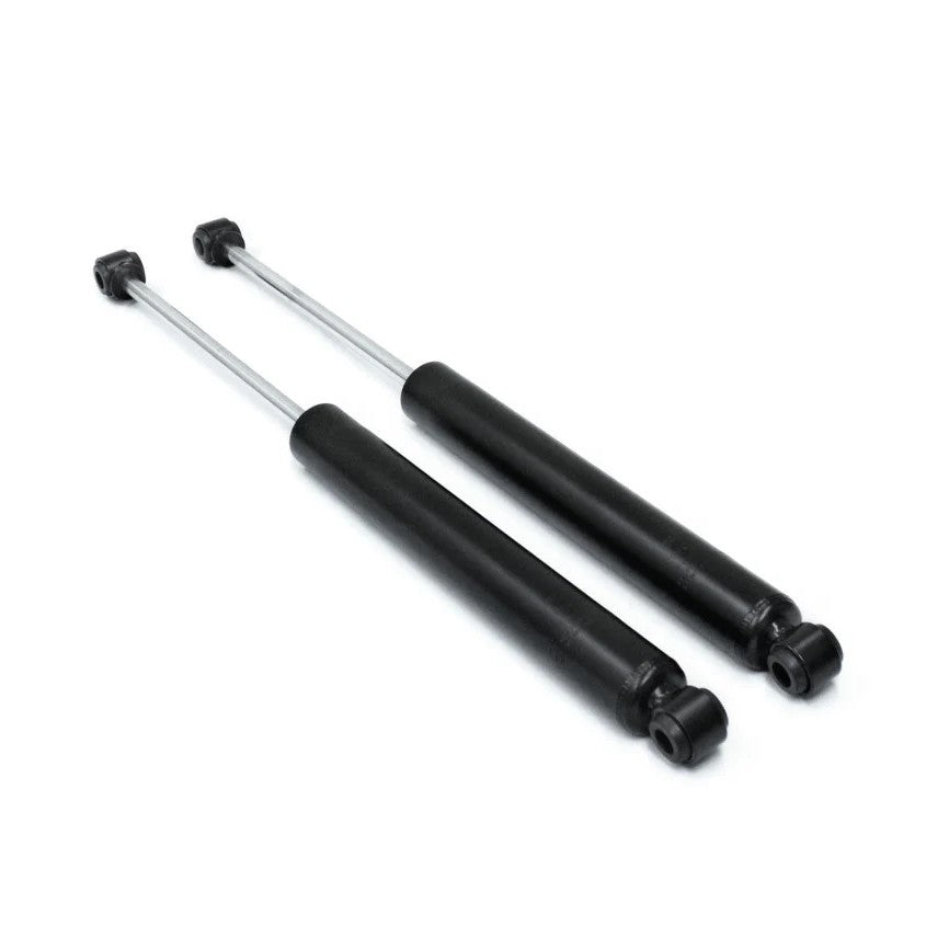MaxTrac 1800LL-4 twin tube gas charged rear shock absorber with loop mounting and 9/16 inch sleeves