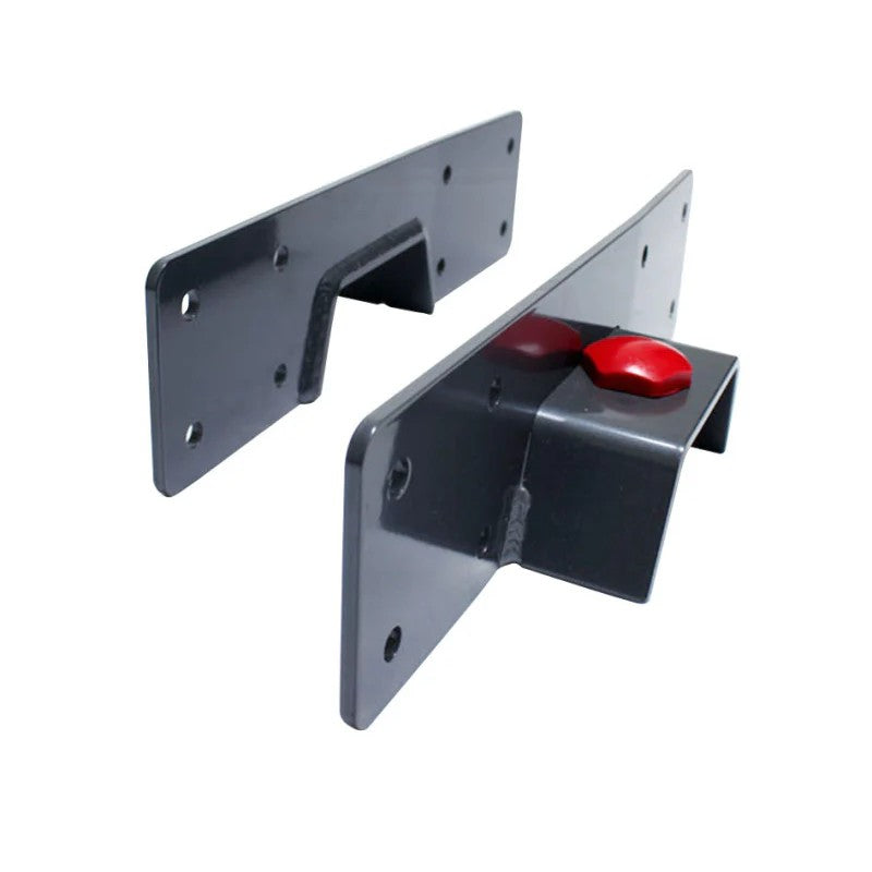 MaxTrac rear C-frame support sections for 1988-1998 GM C1500/C2500 2WD with low-profile bump stops and hardware.