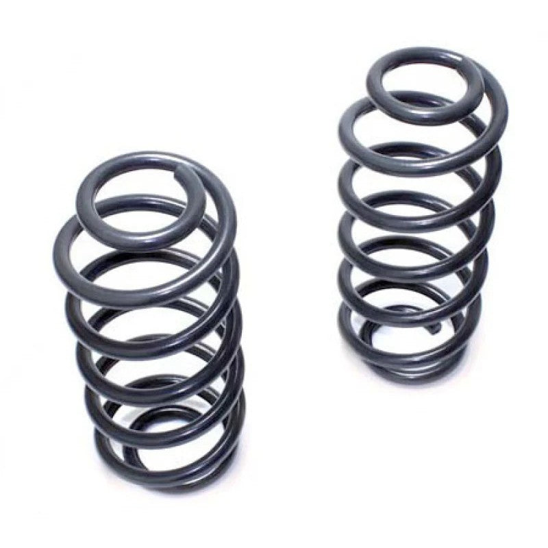 Pair of MaxTrac grey powder-coated front lowering coil springs for 1999-2007 GM 1500 trucks