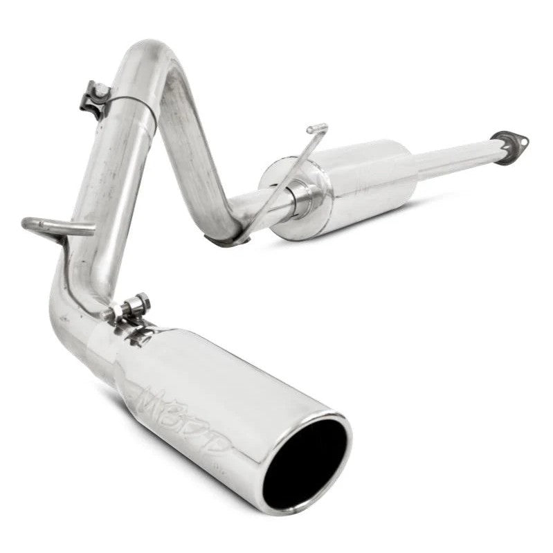 MBRP Armor Lite Series aluminized steel cat-back single exit exhaust system for 2005-2015 Toyota Tacoma