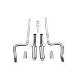 MBRP Armor Plus 3-inch T409 stainless steel dual split rear cat-back exhaust system for 2011-2014 Ford Mustang GT.