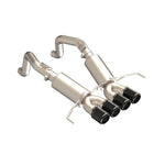 MBRP Armor Pro Series 3-inch stainless steel axle-back exhaust with quad carbon fiber tips for C7 Chevrolet Corvette